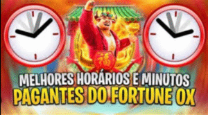 Minutos pagantes Fortune Ox hoje