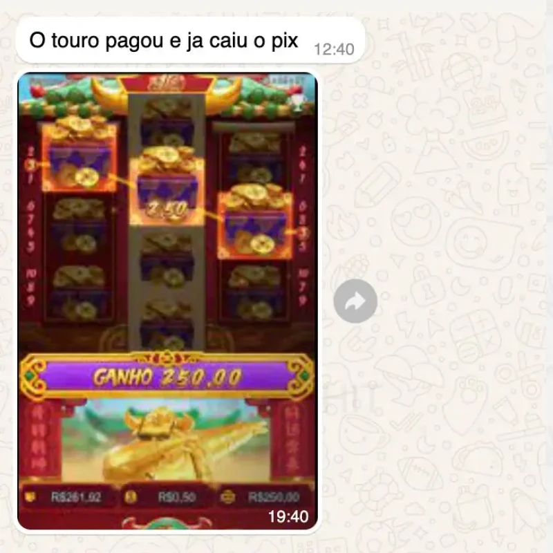 Avaliação Jogador que Ganhou no Jogo do Touro